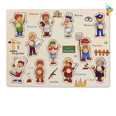 Les fruits Montessori puzzle en bois éducatif enfant-Puzzledebois ™