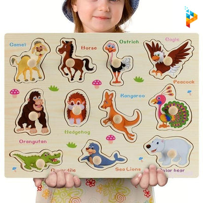 Les fruits Montessori puzzle en bois éducatif enfant-Puzzledebois ™