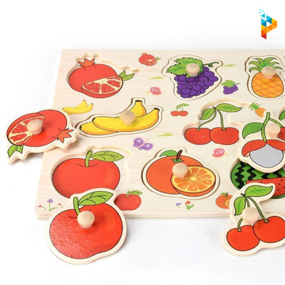 Les fruits Montessori puzzle en bois éducatif enfant-Puzzledebois ™