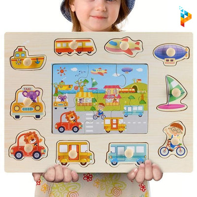 Les fruits Montessori puzzle en bois éducatif enfant-Puzzledebois ™
