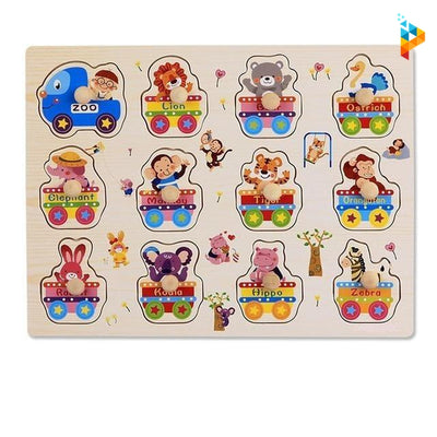 Les fruits Montessori puzzle en bois éducatif enfant-Puzzledebois ™