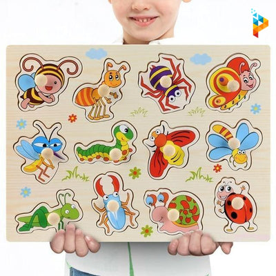 Les Insectes Montessori puzzle en bois éducatif enfant-Puzzledebois ™