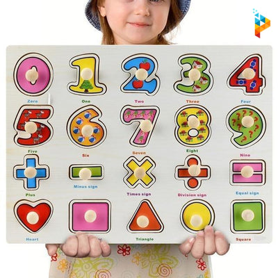 Les Mathématiques Montessori puzzle en bois éducatif enfant-Puzzledebois ™