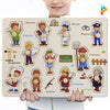 Les Métiers Montessori puzzle en bois éducatif enfant-Puzzledebois ™