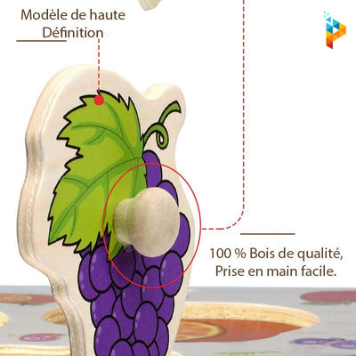Les Nombres Montessori puzzle en bois éducatif enfant-Puzzledebois ™