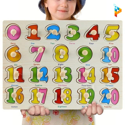Les Nombres Montessori puzzle en bois éducatif enfant-Puzzledebois ™