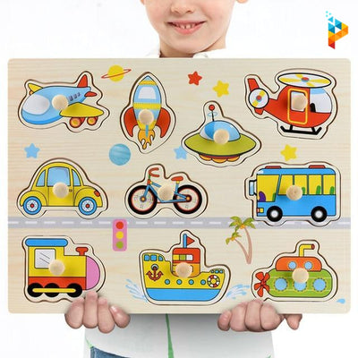 Les Véhicules 2 Montessori puzzle en bois éducatif enfant-Puzzledebois ™