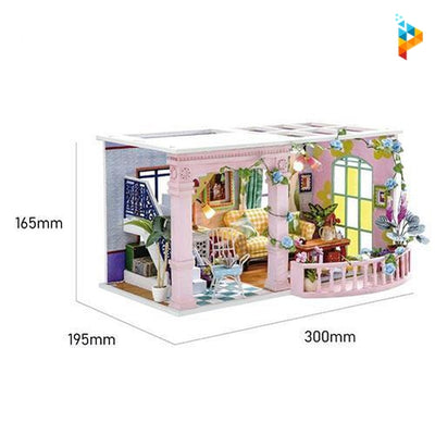 L'hôtel particulier de Jessica maison de poupée puzzle 3D en bois-Puzzledebois ™