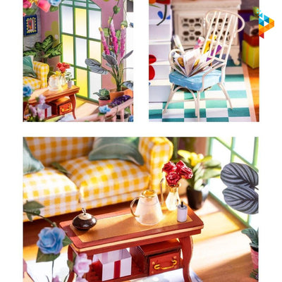 L'hôtel particulier de Jessica maison de poupée puzzle 3D en bois-Puzzledebois ™
