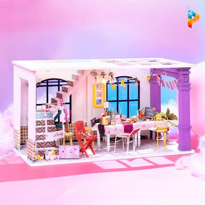 L'hôtel particulier de Jessica maison de poupée puzzle 3D en bois-Puzzledebois ™