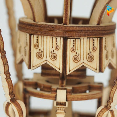 Montgolfière ballon puzzle mécanique 3D en bois-Puzzledebois ™