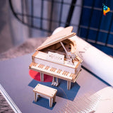 Piano à queue puzzle 3D en bois-Puzzledebois ™