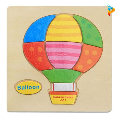 L'aéronef Montessori Puzzle en bois Educatif