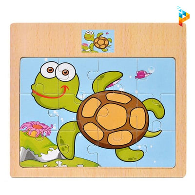 Puzzle en bois avec Tableau Montessori enfant