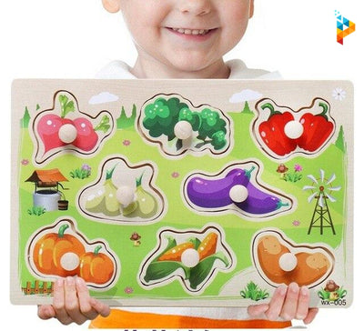 Puzzle en bois avec Tableau Montessori enfant