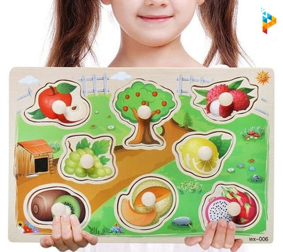Puzzle en bois avec Tableau Montessori enfant