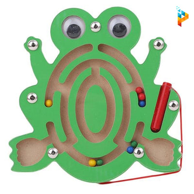 La Grenouille Labyrinthe magnétique en bois Educatif