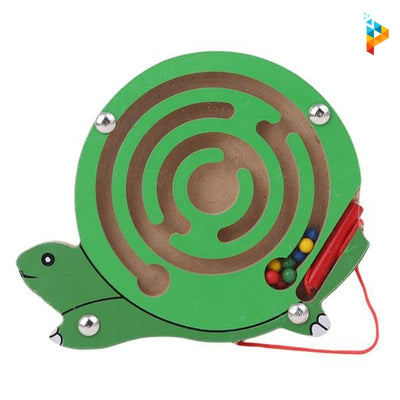 La Tortue Labyrinthe magnétique en bois Educatif