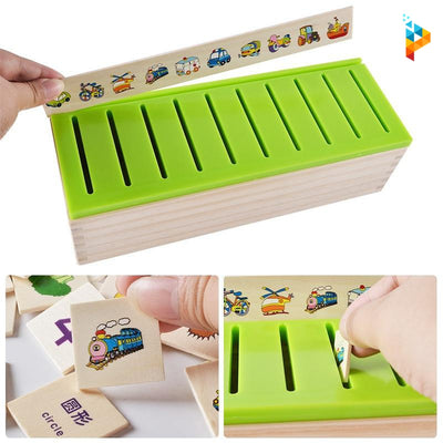 Mathématique cognitive Montessori Puzzle 3D en bois