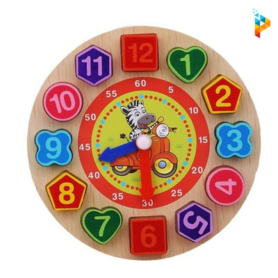 L'horloge Montessori Puzzle 3D Educatif