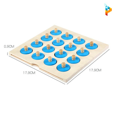 Montessori puzzle en bois jeu de mémoire