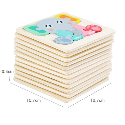 L'excavateur Montessori engins Puzzle 3D Educatif