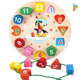 L'horloge Montessori Puzzle 3D Educatif