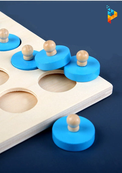 Montessori puzzle en bois jeu de mémoire