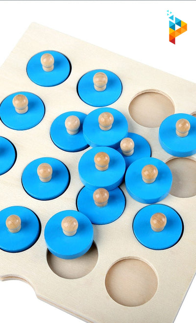 Montessori puzzle en bois jeu de mémoire