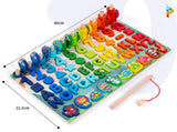 L'arithmétique Montessori Puzzle 3D en bois Educatif