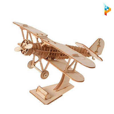 Puzzle 3D Avion de tourisme en bois
