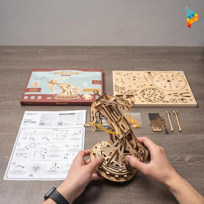 Baliste lourde de siège Puzzle 3D en bois