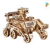 Robot de l'espace lunaire à énergie solaire puzzle 3D maquette en bois-Puzzledebois ™