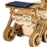 Robot Rambler Rover de l'espace lunaire à énergie solaire puzzle 3D maquette en bois-Puzzledebois ™