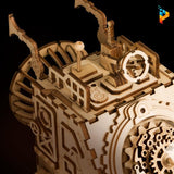 Robot Sous marin steampunk puzzle 3D en bois-Puzzledebois ™