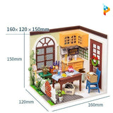 Salle à manger de Chloé maison de poupée puzzle 3D en bois-Puzzledebois ™