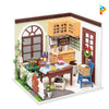 Salle à manger de Chloé maison de poupée puzzle 3D en bois-Puzzledebois ™