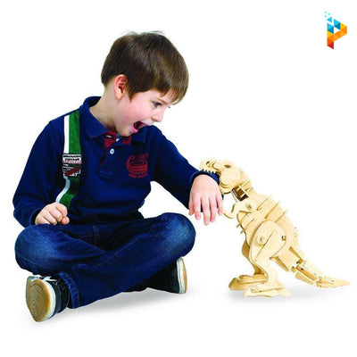T-Rex Robot marcheur mécanique puzzle 3D en bois-Puzzledebois ™