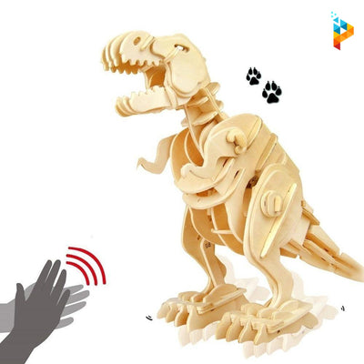 T-Rex Robot marcheur mécanique puzzle 3D en bois-Puzzledebois ™