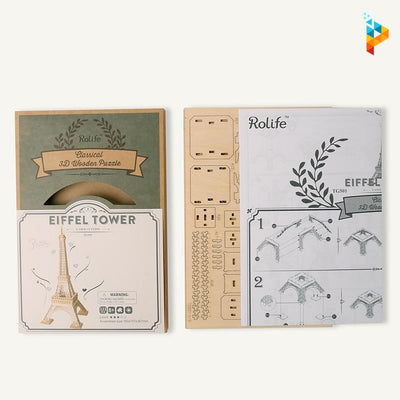 Tour Eiffel puzzle 3D en bois maquette-Puzzledebois ™