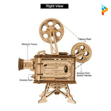 Vitascope rétroprojecteur de films classiques puzzle 3D mécanique en bois-Puzzledebois ™