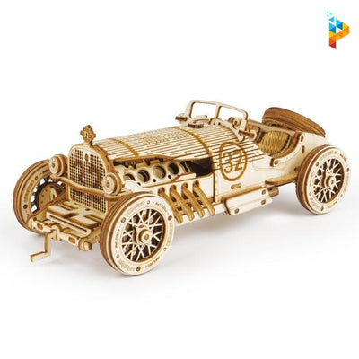 Voiture de course collection Grand Prix puzzle 3D en bois-Puzzledebois ™